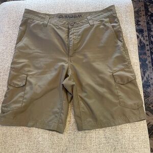 Magellan Outdoors Tan Cargo Shorts for Outdoor Adventures